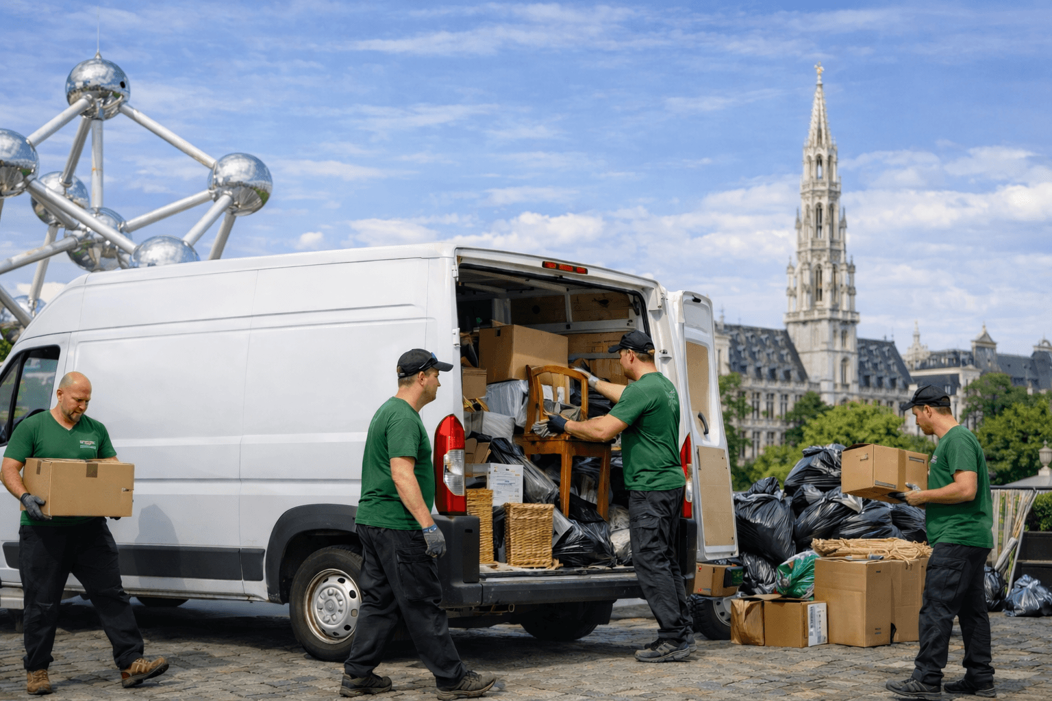 House clearance in Brussels with buyback of valuable items