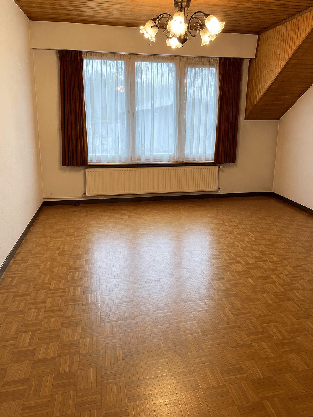 Appartement vidé avant remise des clés après