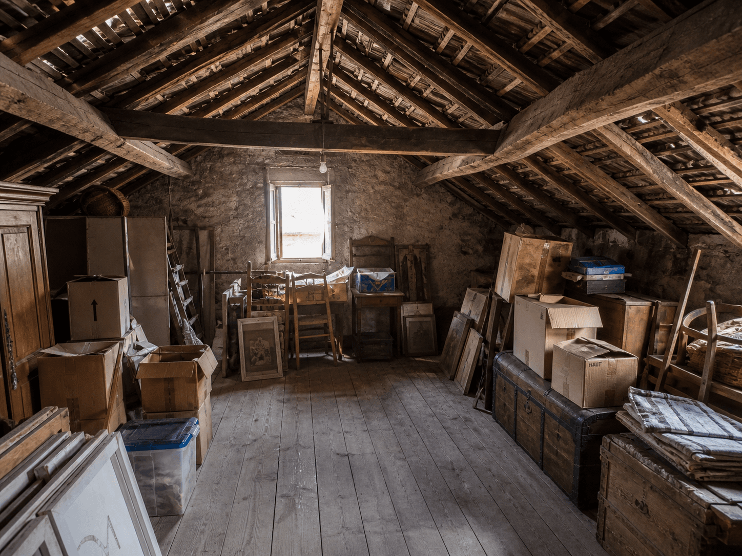 Intérieur de maison à vider