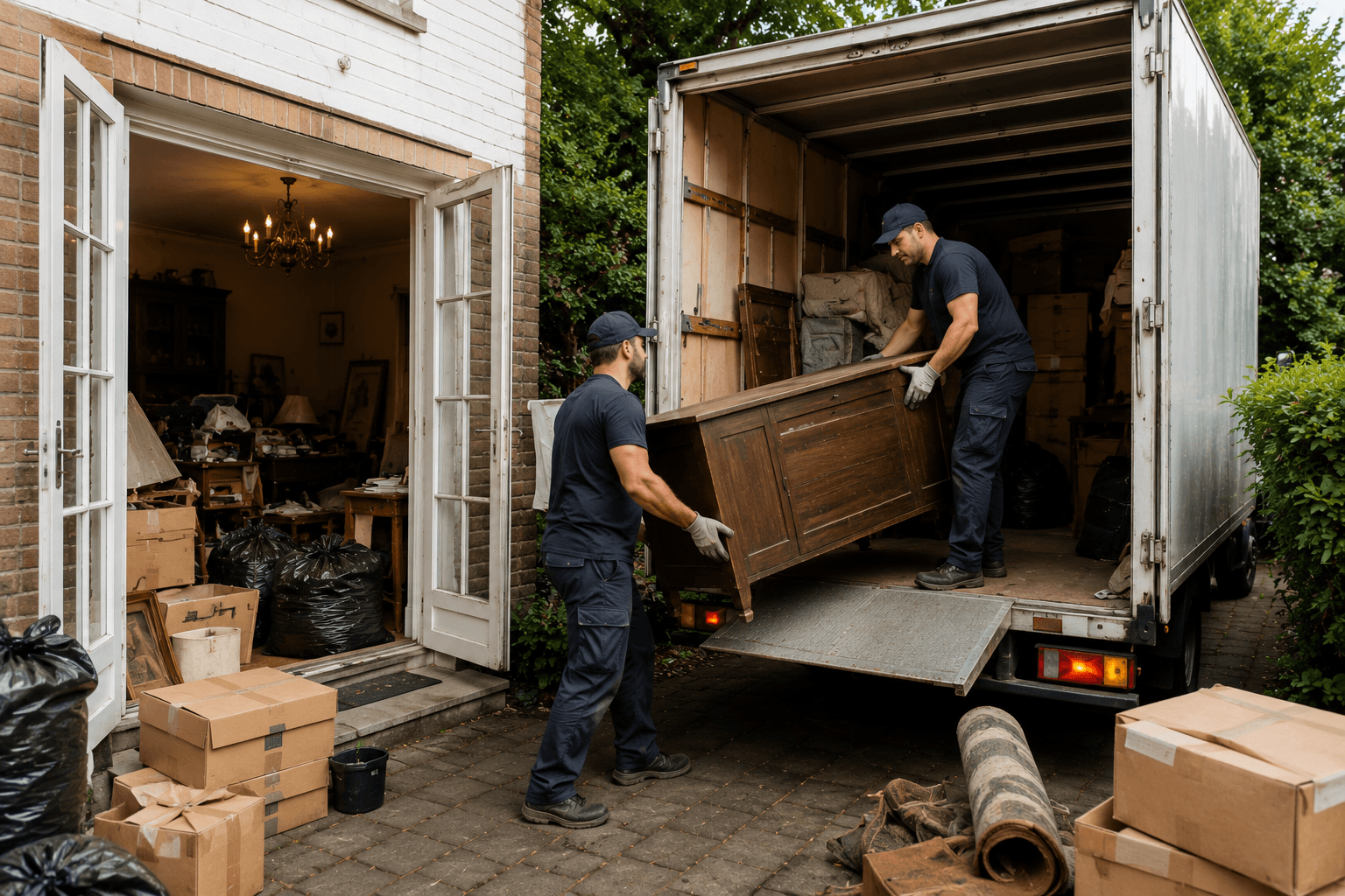 Mobilier évacué
