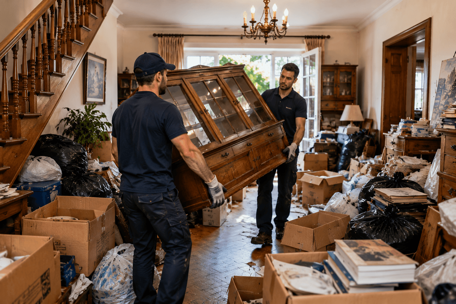 Débarras complet d'une maison