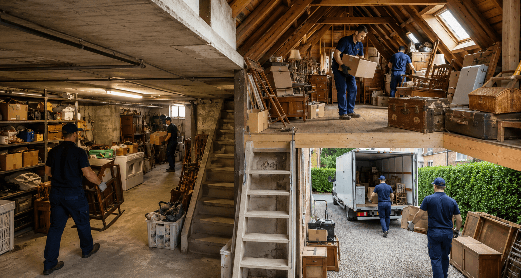 Vide cave, grenier, garage à Bruxelles