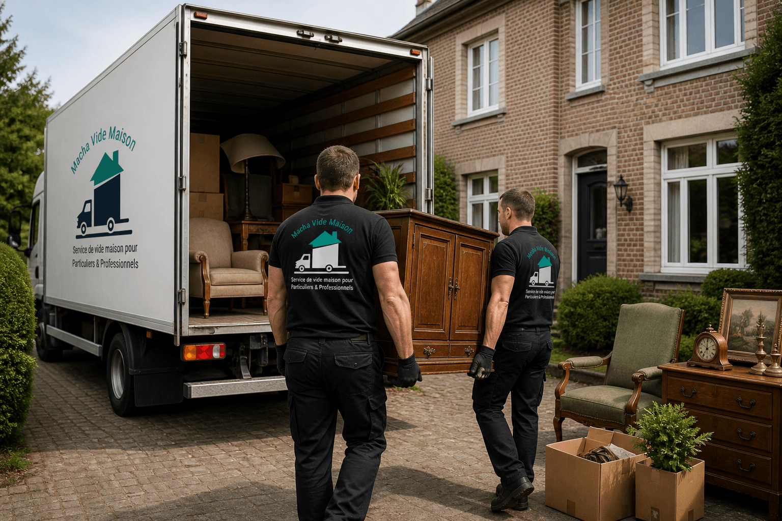 Vide maison dans le Brabant flamand avec rachat d'objets de valeur